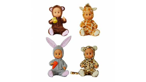 Пупс в костюме Зверята (микс)